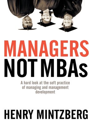 cover image of Managers Not MBAs